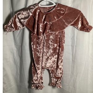 Charming Kids Velour Romper size (12/18)